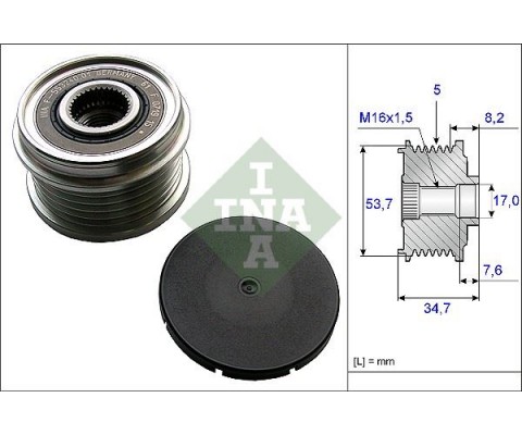ALTERNATÖR KASNAĞI RULMANLI CORSA D-MERIVA B 1.4 10 5 KANAL