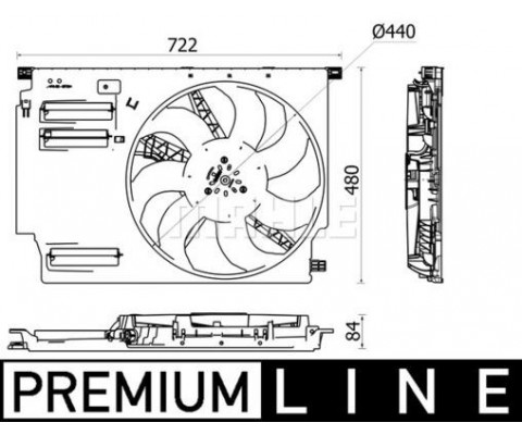 FAN TERMIGI BMW F45 F48 MINI F60 PREMIUM LINE