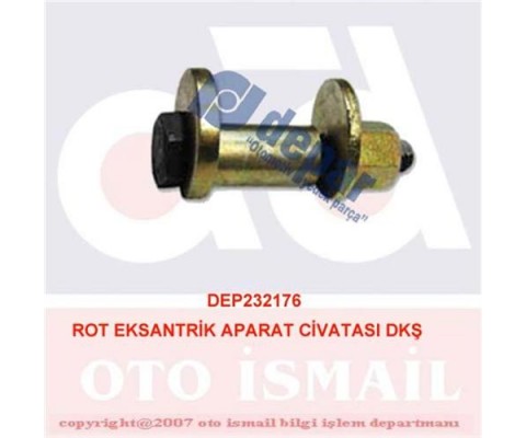 ROT EKSANTRİK APARAT CİVATASI DKŞ