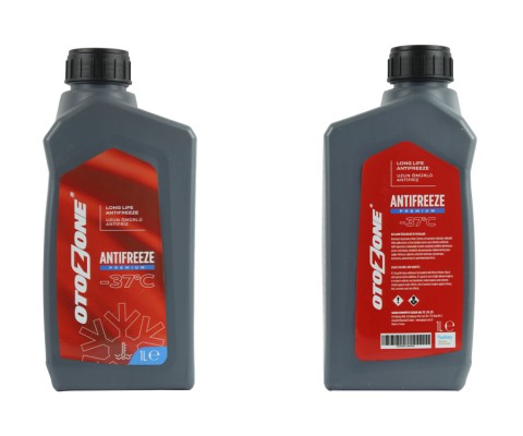 ANTİFRİZ 1 LT -37 C KIRMIZI LONG LİFE Koli 12 Ad ORGANIK