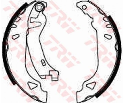 ARKA PABUÇ BALATA TMPR 1.4 1.6 90-96 TİPO 1.4 1.6 1.9 89-95 PUNTO 1.2 1.6 1.7D 94-99 180x32