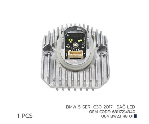 BMW 5 SERI G30 2017- SAĞ LED MODÜL 63117214940