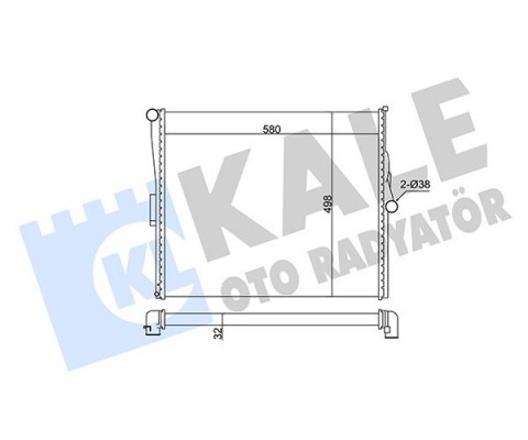 MOTOR SU RADYATORU BMW N47 N46 M54 M57 E83