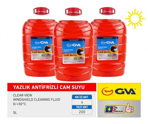 CAM SUYU 5 LT YAZLIK ANTİFRİZLİ 0/ 50C