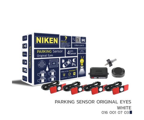 PARK SENSÖRÜ ORJİNAL SENSÖR VE SES IKAZLI BEYAZ 22MM