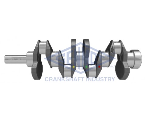 KRANK MİLİ HYUNDAI H100. STAREX 2.5L D4BH TC TCI 04-12 / GALLOPER 99-03 / KIA BONGO. K2500 TCI 03- / MITSUBISHI L200 2.5L 4D56 K64T K74T 96-07 / L300 2.5L 4D56 P15V 86-06 DÖVME ÇELİK