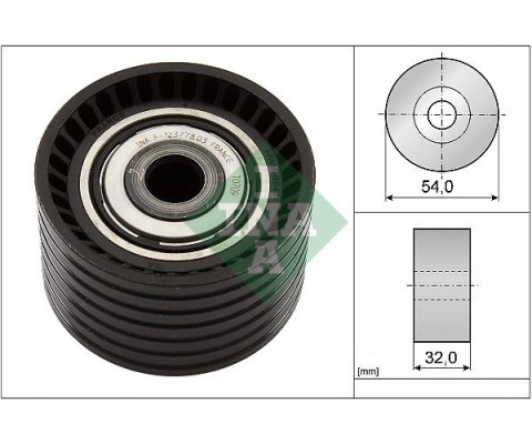 532022110 EKSANTRİK GERGİ RULMANI CLIO-MEGANE 1.4 16V-CLIO-LAGUNA-TRAFIC 2.0 16V-SCENIC 1.6