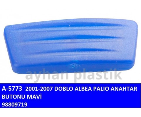 ANAHTAR BUTONU MAVİ DOBLO 01-07 -ALBEA-PALIO