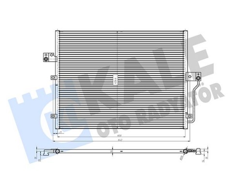 KLİMA RADYATÖRÜ SSANGYONG ACTYON I ACTYON SPORTS I 2.0XDİ 06 KYRON 2.0XDİ 05 14 REXTON REXTON II 2 .7XDİ 04 RODIUS I 2.7XDİ 05 KURUTUCUSUZ BRAZING AL-AL 600X456.6X16