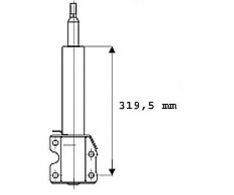 AMORTISOR ON GAZLI MERCEDES SPRINTER B901 B903 . VW LT 28-35-46