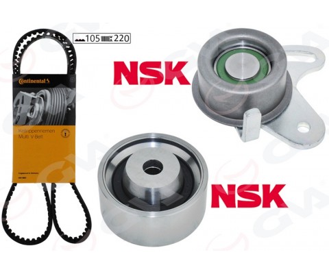 TRİGER KAYIŞ SETİ HYUNDAI ACCENT ADMIRE ERA 1.5L G4EB 01- 1.4L 1.6L G4ED G4EE 01-10 / GETZ 1.4L 06-10 / MATRIX ELANTRA 1.6L 01-06 / KIA RIO 1.4L 1.6L 06-10 / CERATO 1.6L 04-07 1 KAYIŞ 2 RULMAN