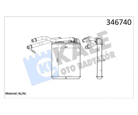 KALORİFER RADYATÖRÜ VW TOUAREG 02 AUDİ Q7 10