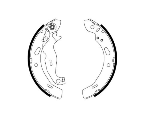 ARKA PABUÇ BALATA FIESTA VI 1.25-1.4-1.6TDCİ 08 MAZDA 2 1.3 1.4 1.5 1.6MZR 08 200x32