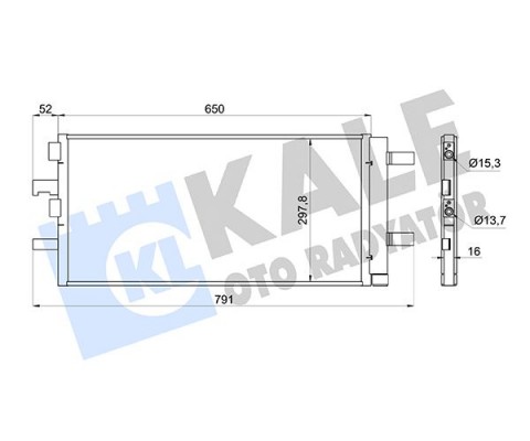 KLIMA RADYATORU BMW F40 F44 F45 F46 F48 F39 MINI COUNTRYMAN F60