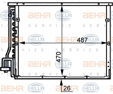 KLIMA RADYATORU BMW M40 M41 M42 M43 M44 M50 M52 E36 S54 M54 Z3