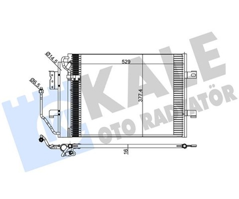 KLIMA RADYATORU MERCEDES A-CLASS W168 97 04