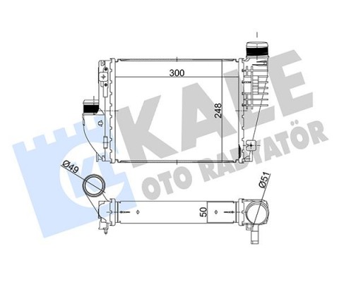 INTERCOOLER TURBO RADYATÖRÜ CITROEN JUMPY-SPACETOURER-OPEL ZAFIRA-VIVARO C-TRAVELLER-EXPERT- TOYOTA PROACE AL/BRZ 1.5 DV5 1.6 DV6 2.0 DW10 BlueHDI