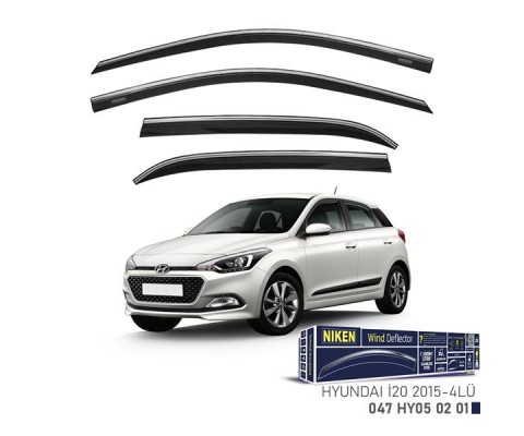 KROMLU CAM RÜZGARLIĞI HYUNDAI I20 2015- 4LÜ