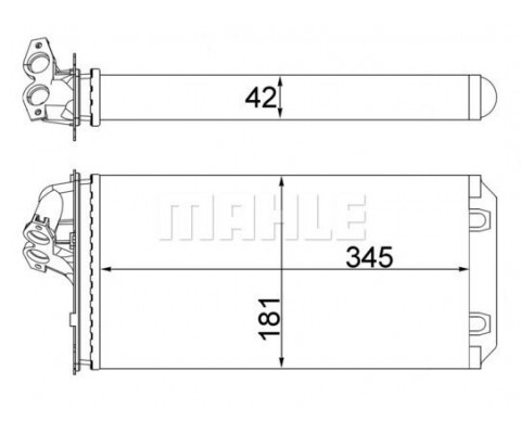 KALORIFER RADYATORU MERCEDES VITO W638 96 03