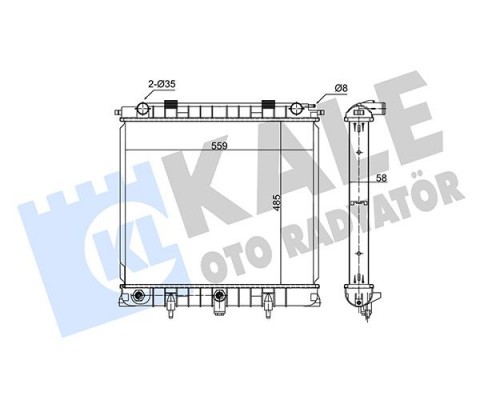 MOTOR SU RADYATORU 26 6T RANGE ROVER 2 P38A 2.5 D 94 02