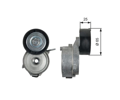 ALTERNATÖR GERGİ RULMANI VOLVO S80 2.0TDİ 08 V70 2.0D-FREELANDER 2.2 06 C5 2.2 MONDEO 2.0TDCİ 07 9653197280-C2Z16647-1345A034-1613840780-5751F5-5751G0