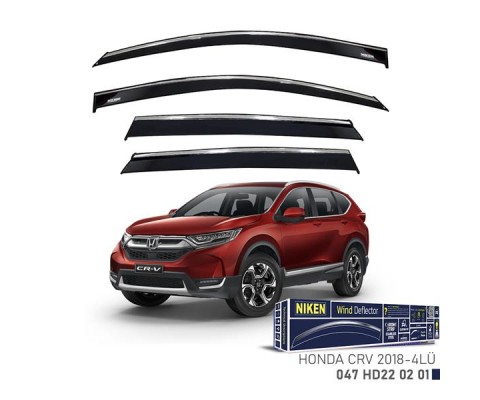 KROMLU CAM RÜZGARLIĞI HONDA CRV 2018- 4LÜ