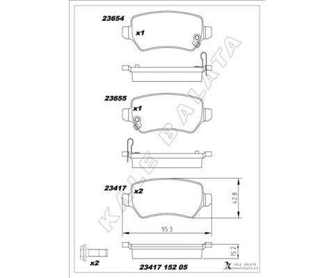 BALATA ARKA CEE D-CEE D SW-VENGA 10 -