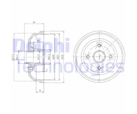 ARKA FREN KAMPANA CORSA C 01 11 ABS SİZ