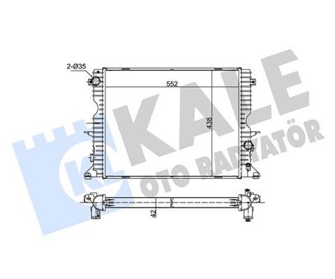 MOTOR SU RADYATORU LAND ROVER DEFENDER L316 L317 DT244 DT224 07 16