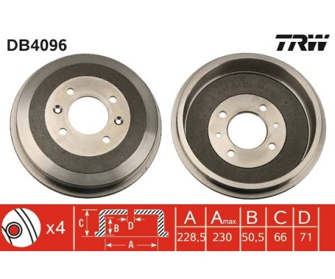 ARKA KAMPANA P306-P406 ABS Lİ-PARTNER-BERLINGO 96