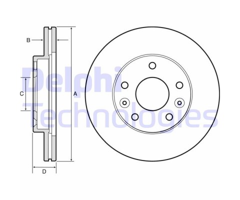 ON FREN DISKI DACIA DUSTER I 10 18 DUSTER II 18 RENAULT MEGANE IV 15 DIŞ ÇAP: 269MM DISKI KALINLIĞI: 22.5MM 5 DELİK HAVALANDIRMALI
