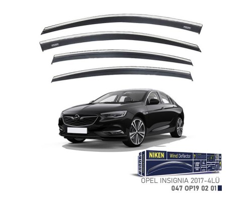 KROMLU CAM RÜZGARLIĞI OPEL INSIGNIA 2017- 4LÜ