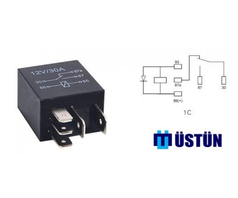 MİKRO ROLE 12V 5P 40 AMPER