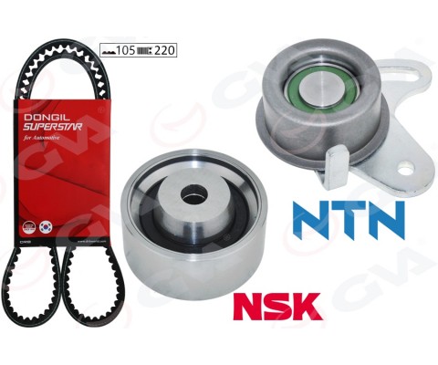 TRİGER KAYIŞ SETİ HYUNDAI ACCENT ADMIRE ERA 1.5L G4EB 01- 1.4L 1.6L G4ED G4EE 01-10 / GETZ 1.4L 06-10 / MATRIX ELANTRA 1.6L 01-06 / KIA RIO 1.4L 1.6L 06-10 / CERATO 1.6L 04-07 1 KAYIŞ 2 RULMAN