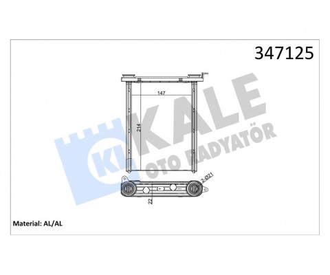 KALORİFER RADYATÖRÜ MGN III-FLUENCE 213X148X22