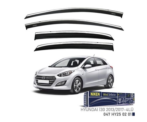 KROMLU CAM RÜZGARLIĞI HYUNDAI I30 2013-2017 4LÜ