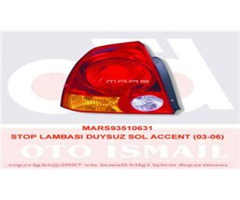 STOP LAMBASI DUYSUZ SOL ACCENT 03-06