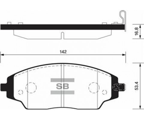 ÖN FREN BALATA CHEVROLET AVEO 1.2L 1.4L 11- 14 jant