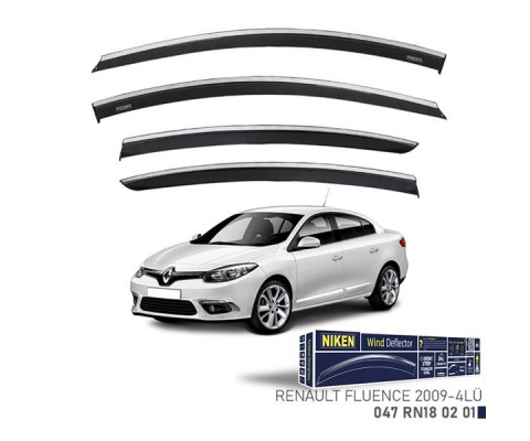 KROMLU CAM RÜZGARLIĞI RENAULT FLUENCE 2009 - 4LÜ