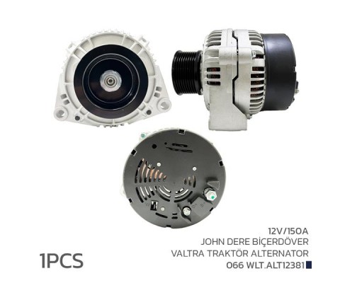 ALTERNATÖR 12V 150A JONH DERE BİÇERDÖVER VALTRA TRAKTÖR