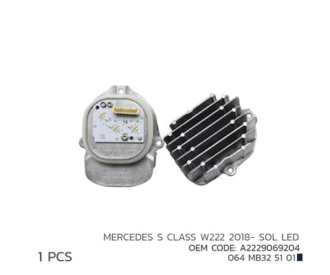 MERCEDES S CLASS W222 2018-SOL LED MOD A2229069204