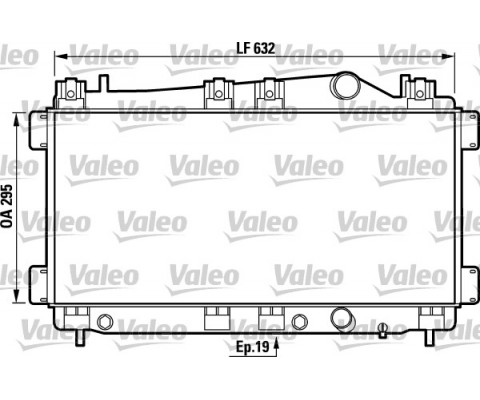 x RADYATÖR CHRYSLER NEON 1.8 16V 97-99 2.0 16V 94-99