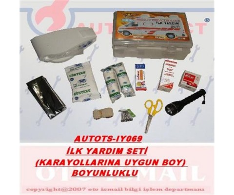 İLK YARDIM SETİ KARAYOLLARINA UYGUN BOY BOYUNLUKLU HIRDAVAT