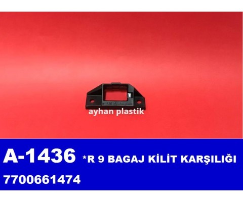 BAGAJ KİLİT KARŞILIĞI R9