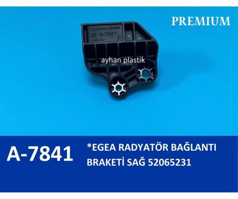 RADYATÖR BAĞLANTI BRAKETİ SAĞ EGEA 21.5 X 19 CM POŞET