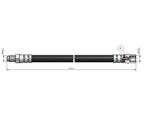 FREN HORTUMU ARKA MERCEDES W168 W169 W245 W414