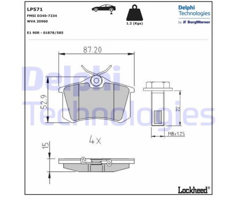 ARKA BALATA MGN II-LGN-GOLF III-IV-PASSAT III-POLO-C3-C4-P307-AUDI A3-A4