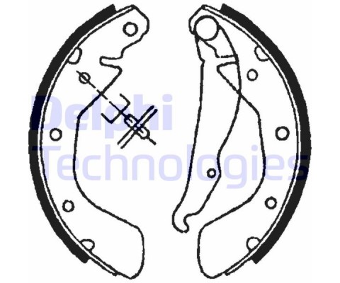 ARKA PABUÇ BALATA CORSA C 00-09 VECTRA A 93-95 ASTRA F 91-98 LACETTI 05 NUBIRA 03 200x46