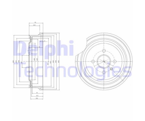 ARKA KAMPANA ASTRA G 98 09 COMBO C 01 11 ASTRA F SW 91 98 230x265x57x69x4DL 93189219