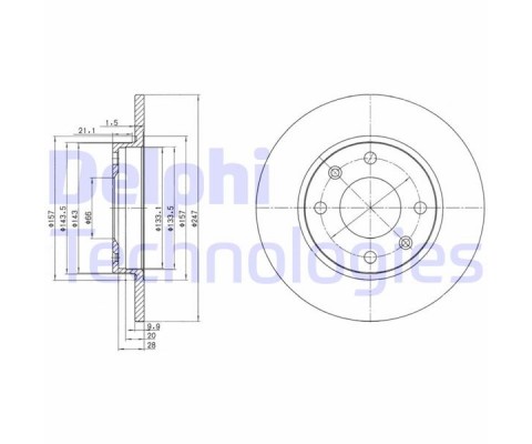 ÖN FREN AYNASI P106 91-05 306 93-01 206 98-00 SAXO 96-04 C15 84-00 ZX 91-97 247.7x9.9x4DL